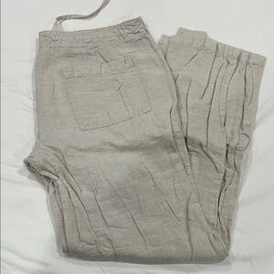 GAP Women's Wide Leg Beige Pants